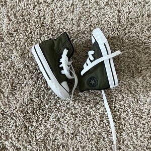 Converse Green high top, baby size 2